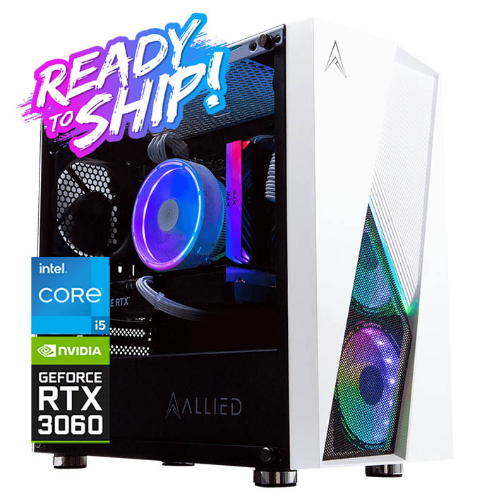 Allied Stinger-I: Core i5-12400F | RTX 3060 8GB Gaming PC