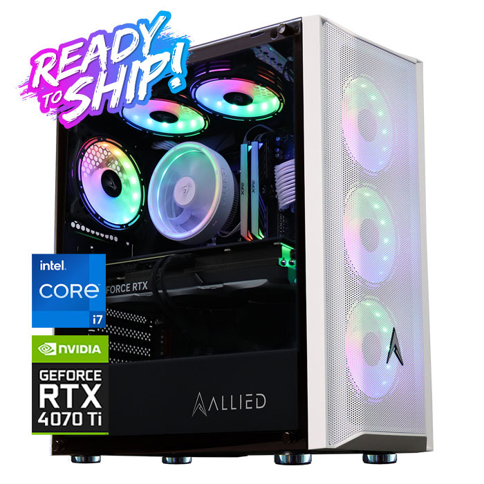 Allied Patriot-I: Core i7 12700F | RTX 4070 Ti 12GB Gaming PC